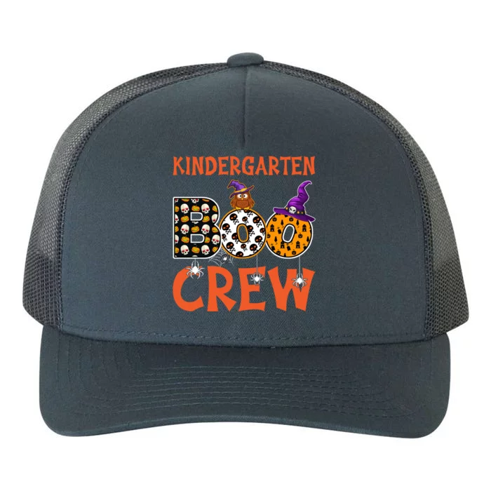 Kindergarten Boo Crew Kinder Spooky Halloween Teacher Meaningful Gift Yupoong Adult 5-Panel Trucker Hat