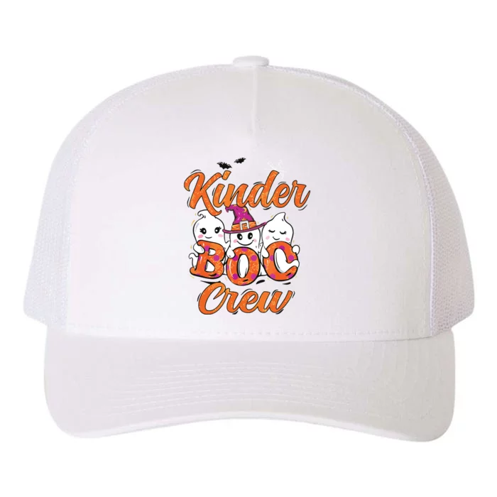 Kindergarten Boo Crew Kinder Crew Funny Teacher Halloween Yupoong Adult 5-Panel Trucker Hat