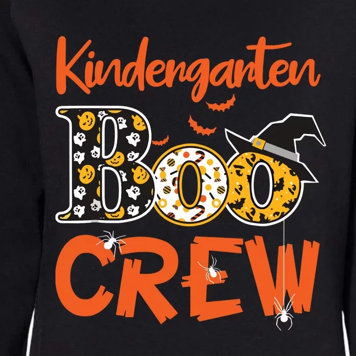 Kindergarten Boo Crew Teachers Students Halloween Costume Womens California Wash Sweatshirt