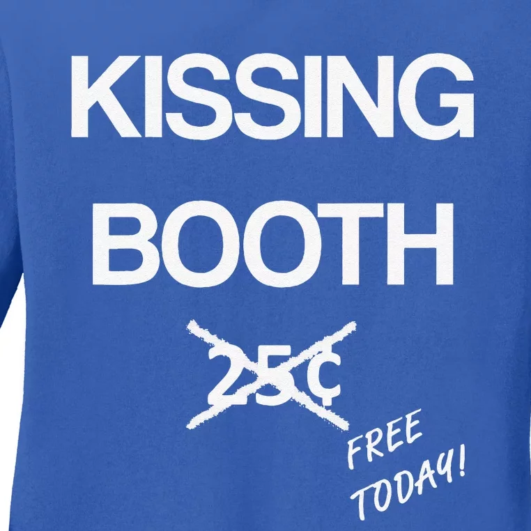 Kissing Booth Costume Halloween Ladies Long Sleeve Shirt