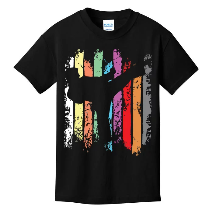 Karate Belt Colors Silhouette Kids T-Shirt