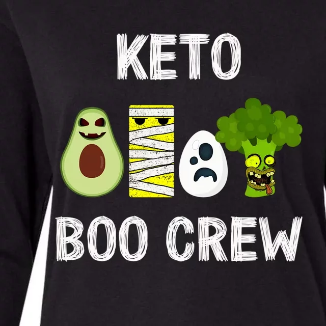 Keto Boo Crew Squad Great Gift Womens Cotton Relaxed Long Sleeve T-Shirt