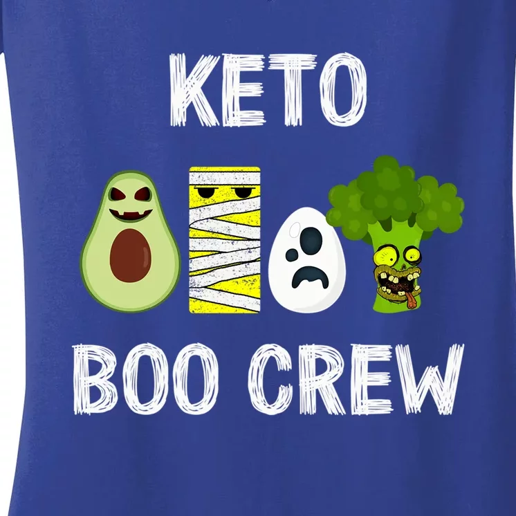 Keto Boo Crew Squad Great Gift Women's V-Neck T-Shirt