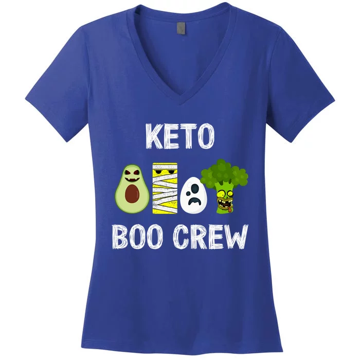 Keto Boo Crew Squad Great Gift Women's V-Neck T-Shirt