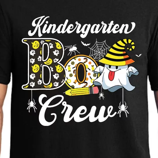 Kindergarten Boo Crew Cute Ghost Halloween Teacher Kids Gift Pajama Set