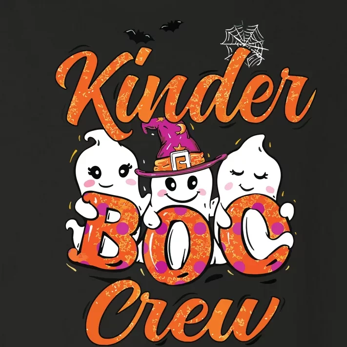 Kindergarten Boo Crew Kinder Crew Funny Teacher Halloween Toddler Long Sleeve Shirt