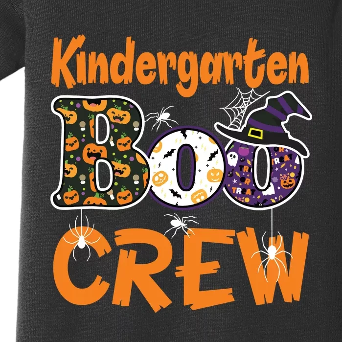 Kindergarten Boo Crew Teachers Students Halloween Costume Baby Bodysuit