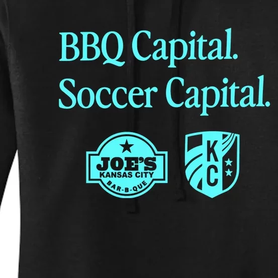 Kccurrent Bbq Capital Soccer Capital Women's Pullover Hoodie