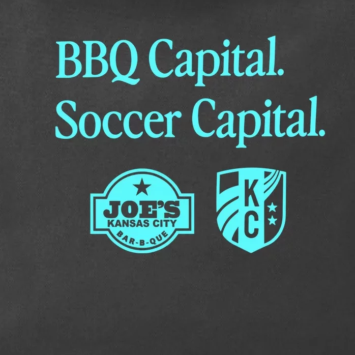 Kccurrent Bbq Capital Soccer Capital Zip Tote Bag