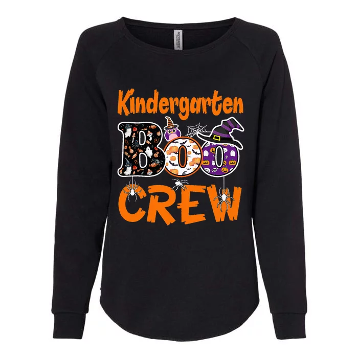 Kindergarten Boo Crew Teacher Student Halloween Costume 2021 Womens California Wash Sweatshirt