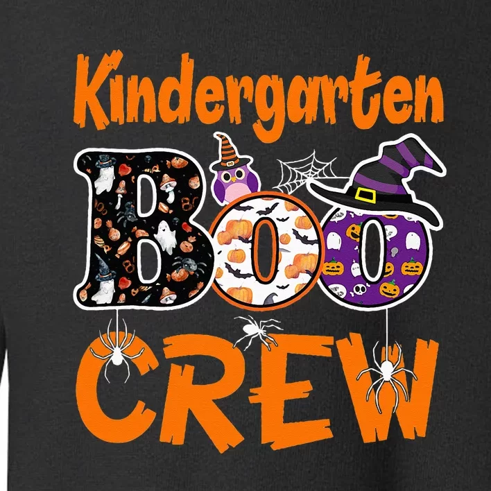 Kindergarten Boo Crew Teacher Student Halloween Costume 2021 Toddler Sweatshirt