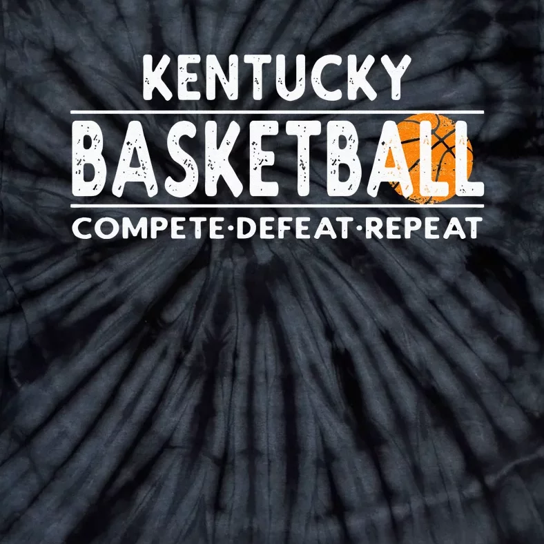 Kentucky Basketball Compete Defeat Repeat Tie-Dye T-Shirt