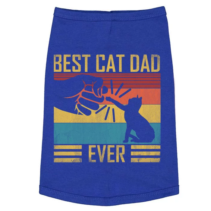 Katzenpapa Best Cat Dad Ever Cat Motif Vintage Gift Cool Gift Doggie Tank