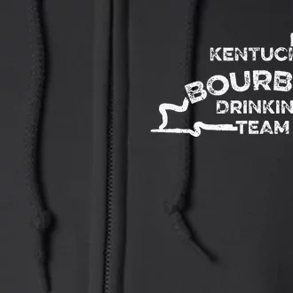 Kentucky Bourbon Drinking Team State Whiskey Lover Full Zip Hoodie