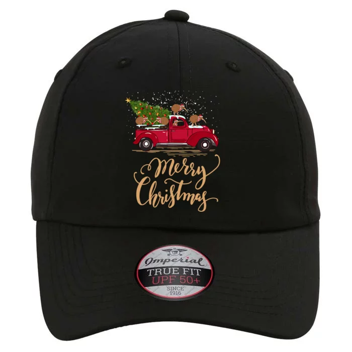 Kiwi Bird Driving Christmas Tree Truck Kiwi Christmas Gift The Original Performance Cap