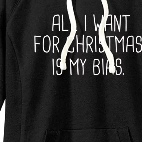 Kpop Bias For Christmas Kpop Fan Korean Merchandise Meaningful Gift Women's Fleece Hoodie