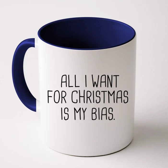 Kpop Bias For Christmas Kpop Fan Korean Merchandise Meaningful Gift Front & Back Coffee Mug