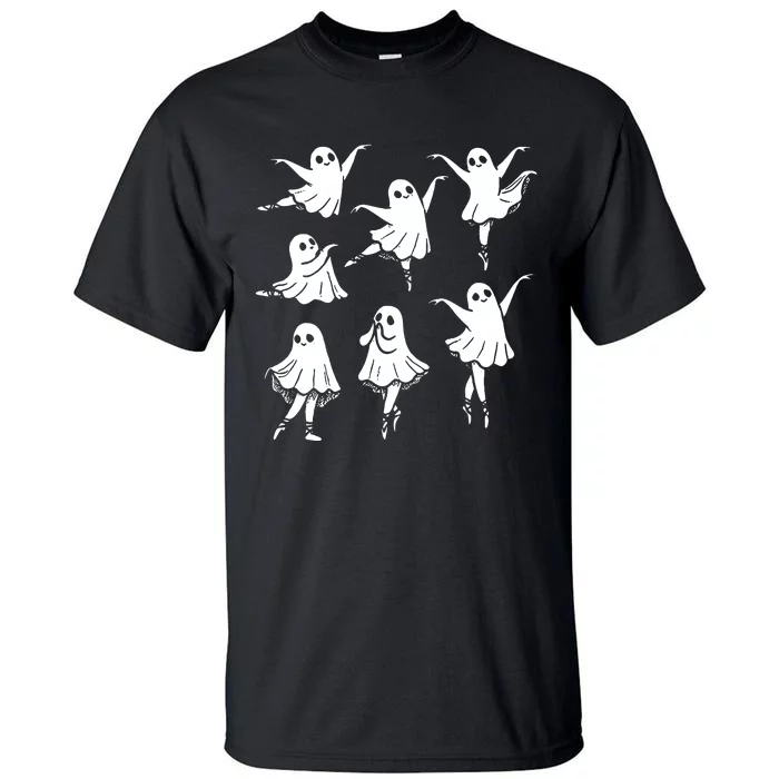 Kute Ballet Ghost Ballet Dancer Unny Halloween Tall T-Shirt