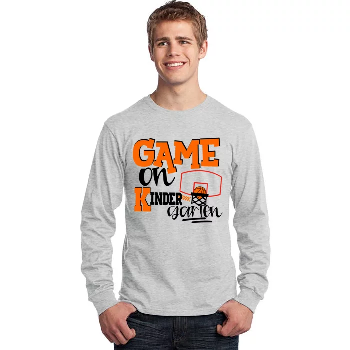 Kindergarten Basketball Game On Kindergarten Grade Gift Tall Long Sleeve T-Shirt