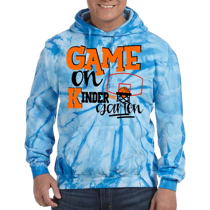 Kindergarten Basketball Game On Kindergarten Grade Gift Tie Dye Hoodie