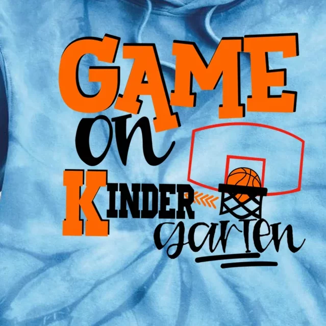 Kindergarten Basketball Game On Kindergarten Grade Gift Tie Dye Hoodie