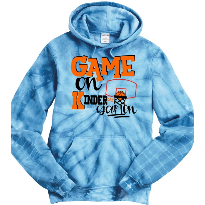 Kindergarten Basketball Game On Kindergarten Grade Gift Tie Dye Hoodie