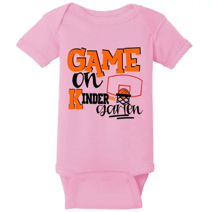 Kindergarten Basketball Game On Kindergarten Grade Gift Baby Bodysuit