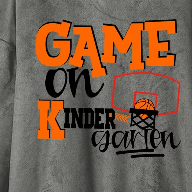 Kindergarten Basketball Game On Kindergarten Grade Gift Hooded Wearable Blanket