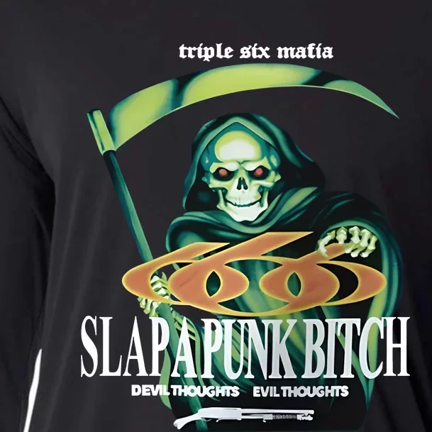 Kate BushS Husband Triple Six Matia Slapapunk Bitch Devil Thoughts Evil Thought Cooling Performance Long Sleeve Crew