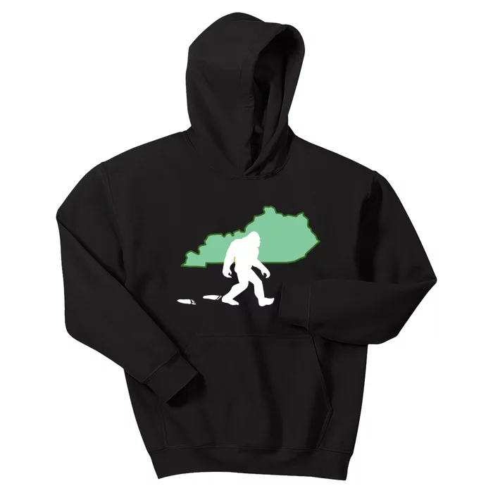 Kentucky Bigfoot Hunter State Great Gift Kids Hoodie