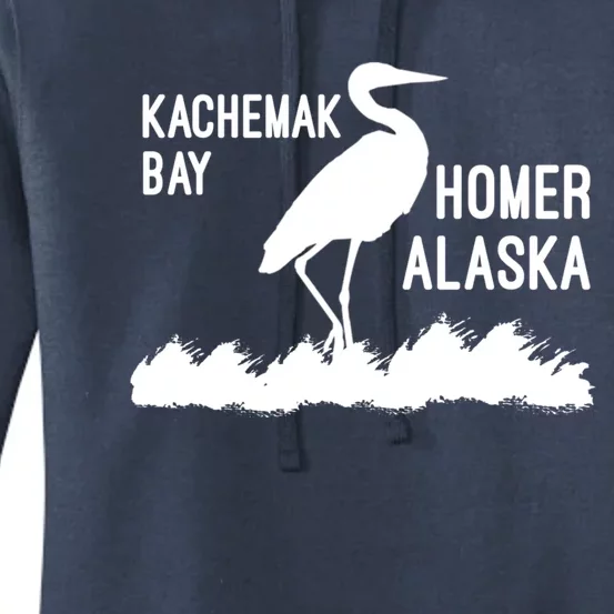 Kachemak Bay Homer Alaska Crane Gift Women's Pullover Hoodie