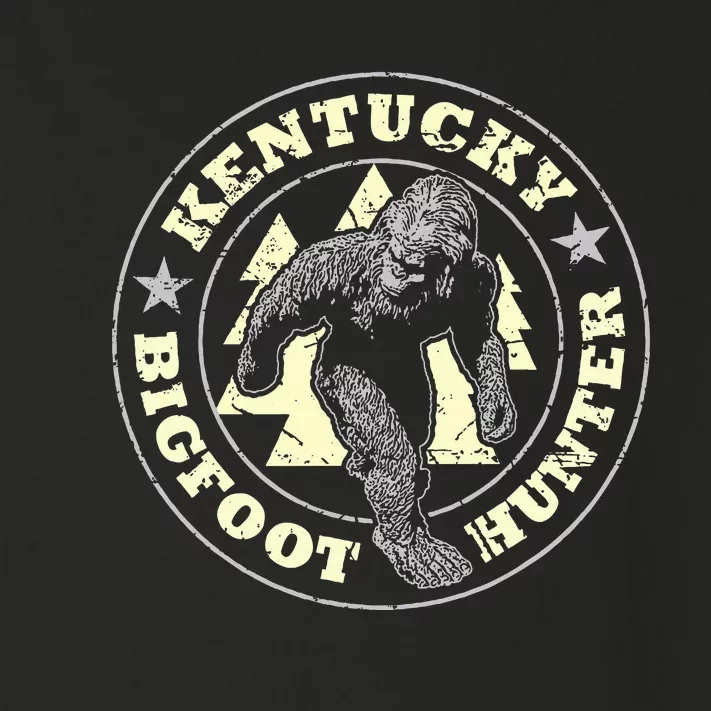 Kentucky Bigfoot Hunter Believe State Pride Toddler Long Sleeve Shirt