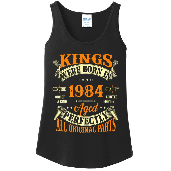 Kings Born In 1984 40 Years Old Ladies Essential Tank