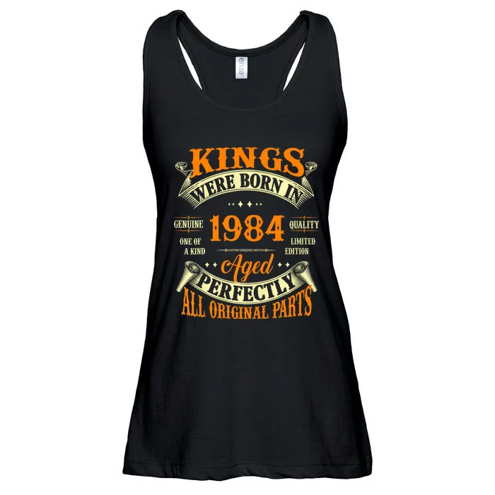 Kings Born In 1984 40 Years Old Ladies Essential Flowy Tank