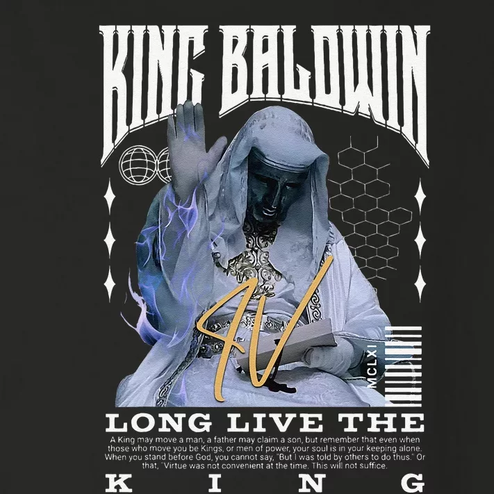 King Baldwin Iv Toddler Long Sleeve Shirt