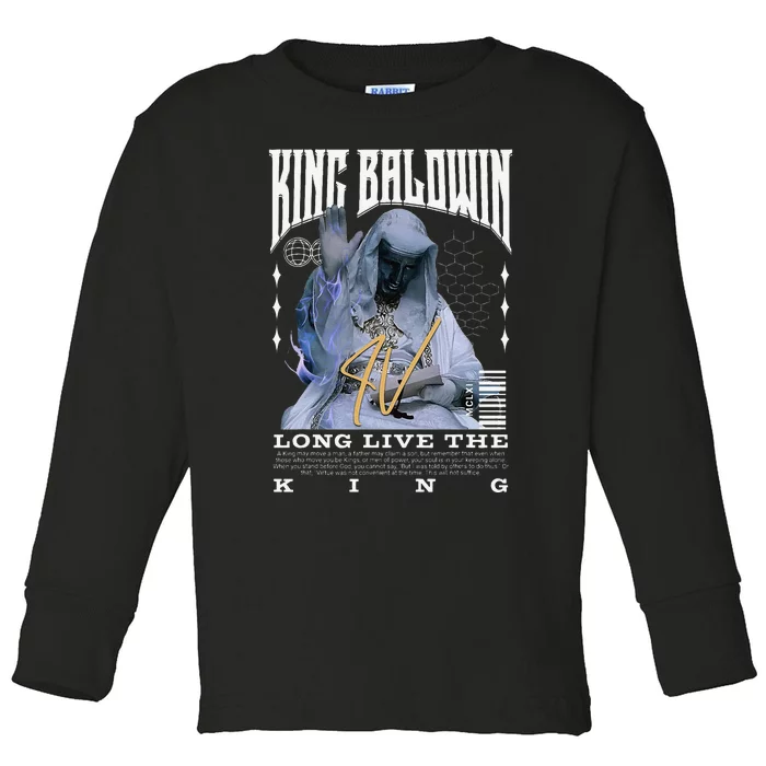 King Baldwin Iv Toddler Long Sleeve Shirt