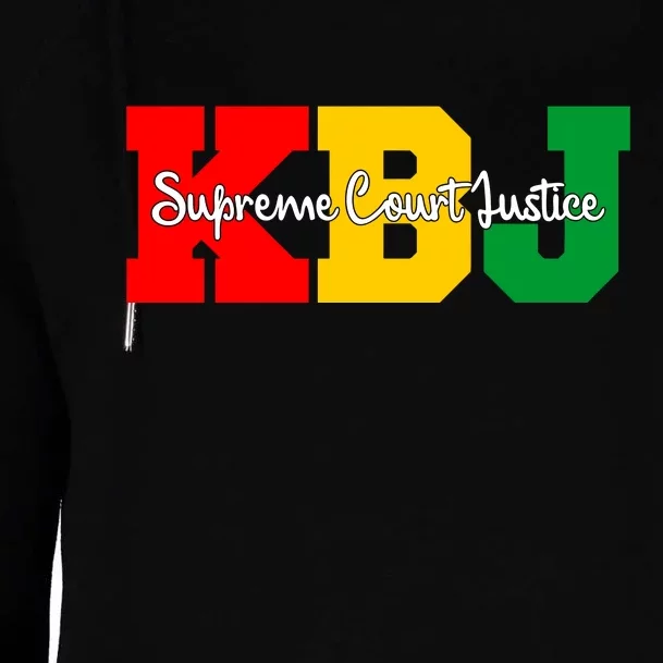 Ketanji Brown Jackson Supreme Court Justice 1st Black Woman Judge Womens Funnel Neck Pullover Hood