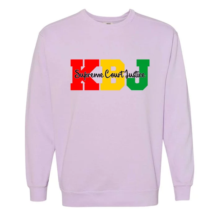 Ketanji Brown Jackson Supreme Court Justice 1st Black Woman Judge Garment-Dyed Sweatshirt