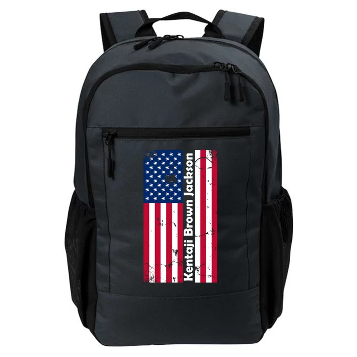 Kentaji Brown Jackson USA Flag Daily Commute Backpack