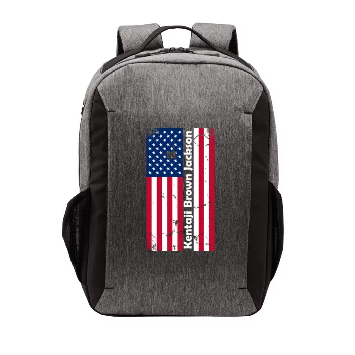 Kentaji Brown Jackson USA Flag Vector Backpack