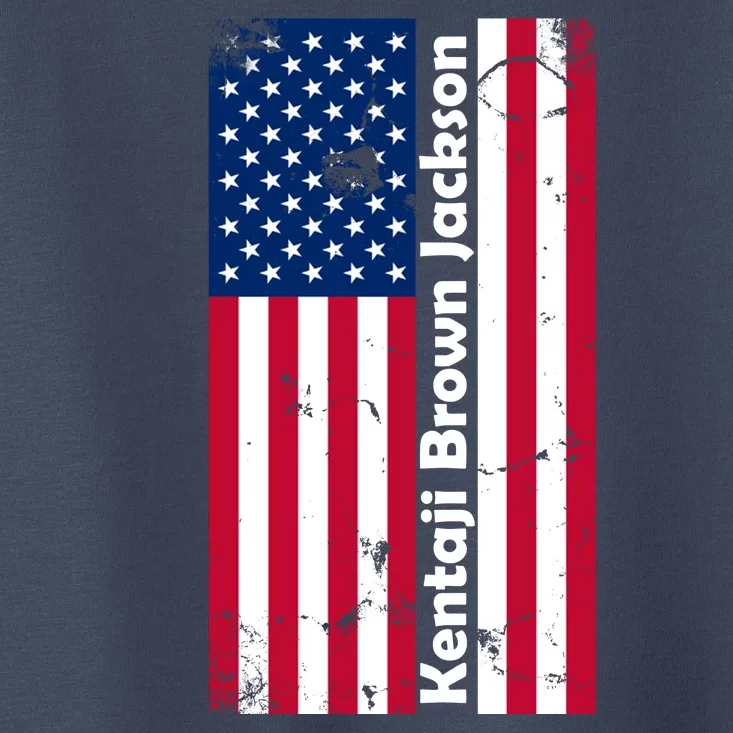 Kentaji Brown Jackson USA Flag Toddler T-Shirt