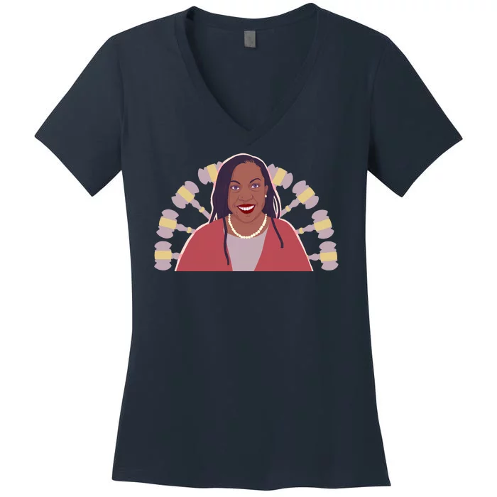 Ketanji Brown Jackson Supreme Court Women's V-Neck T-Shirt