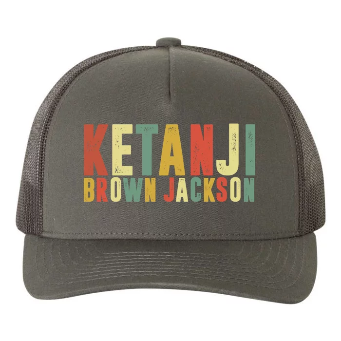 Kentaji Brown Jackson Vintage Yupoong Adult 5-Panel Trucker Hat