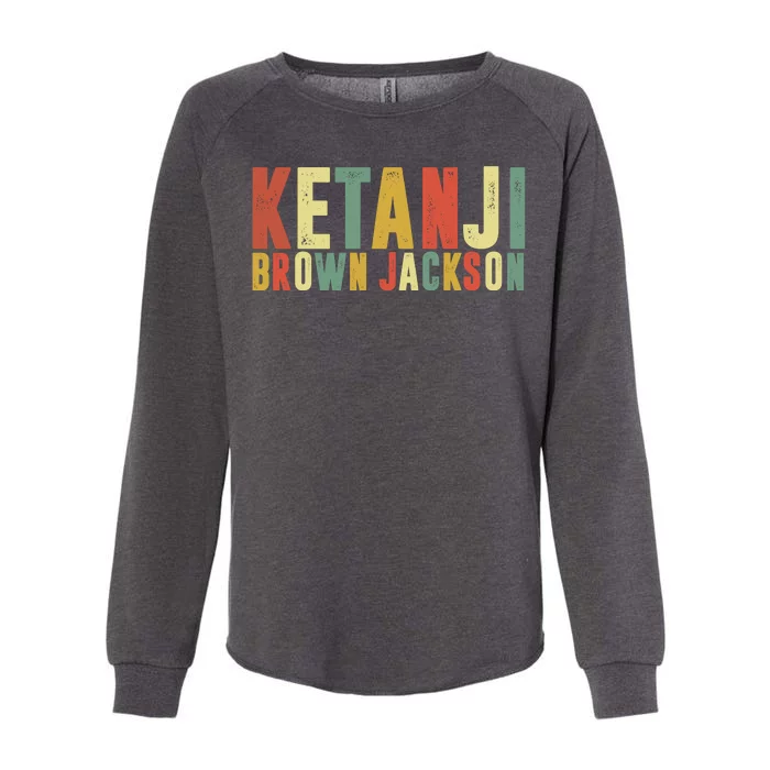 Kentaji Brown Jackson Vintage Womens California Wash Sweatshirt