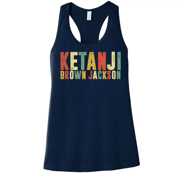 Kentaji Brown Jackson Vintage Women's Racerback Tank