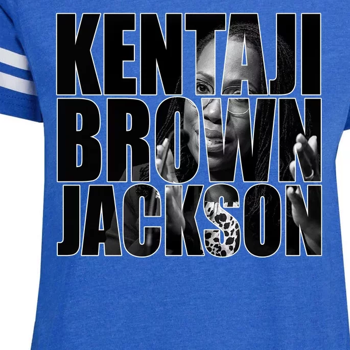 Ketanji Brown Jackson Supreme Court Enza Ladies Jersey Football T-Shirt