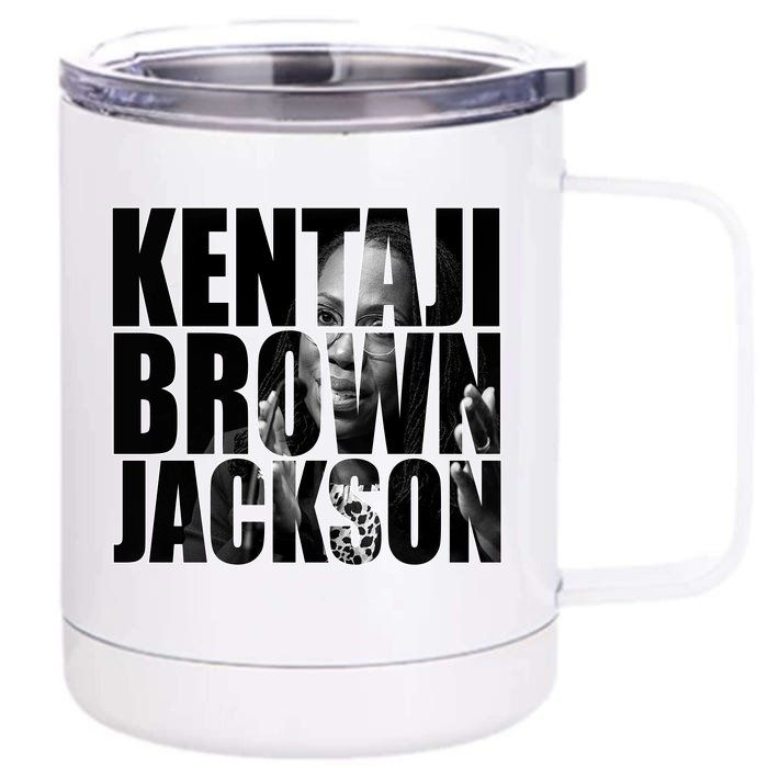 Ketanji Brown Jackson Supreme Court Front & Back 12oz Stainless Steel Tumbler Cup