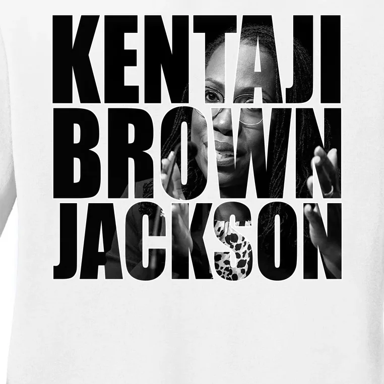 Ketanji Brown Jackson Supreme Court Ladies Long Sleeve Shirt