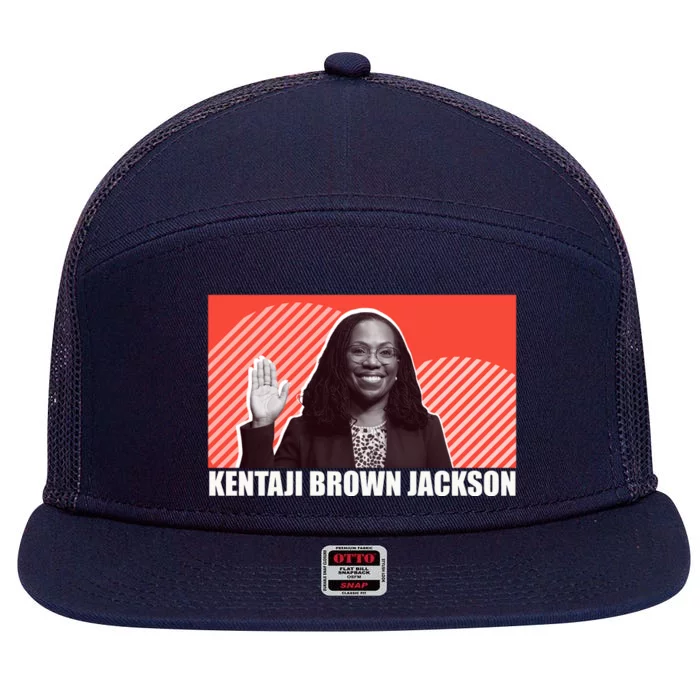 Ketanji Brown Jackson Supreme Court History 7 Panel Mesh Trucker Snapback Hat