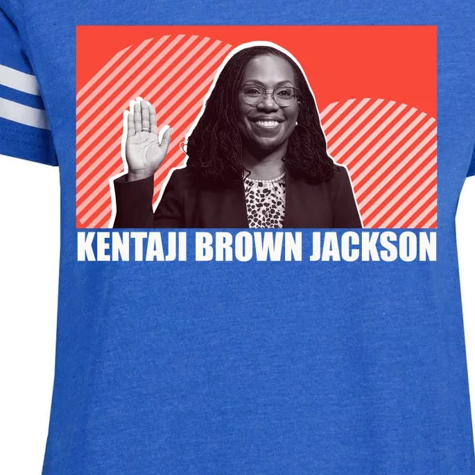 Ketanji Brown Jackson Supreme Court History Enza Ladies Jersey Football T-Shirt